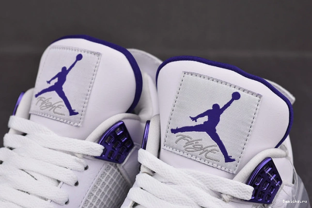 Reps BK ct8527-115 metallic retro air 4 purple jordan 1115